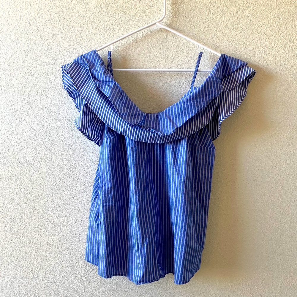 Flutter Off-Shoulder Blouse